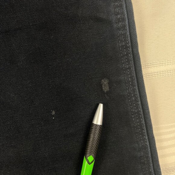 2011 Carhartt Double Knee Dungeree Fit Pants BL01 BLK 30x30 fits 28x29 measure - Picture 9 of 16